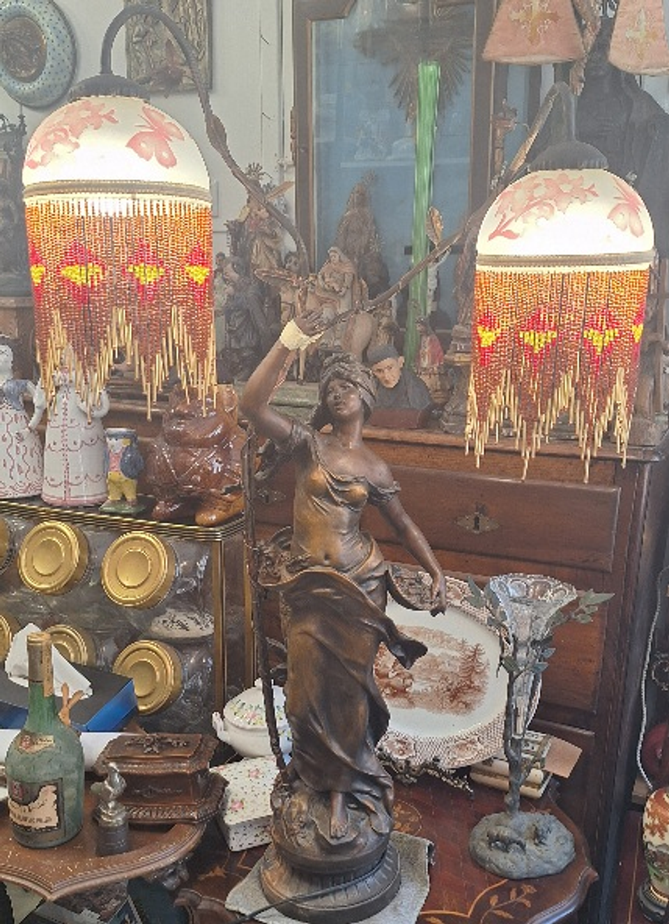 Luminária de Mesa em bronze 7