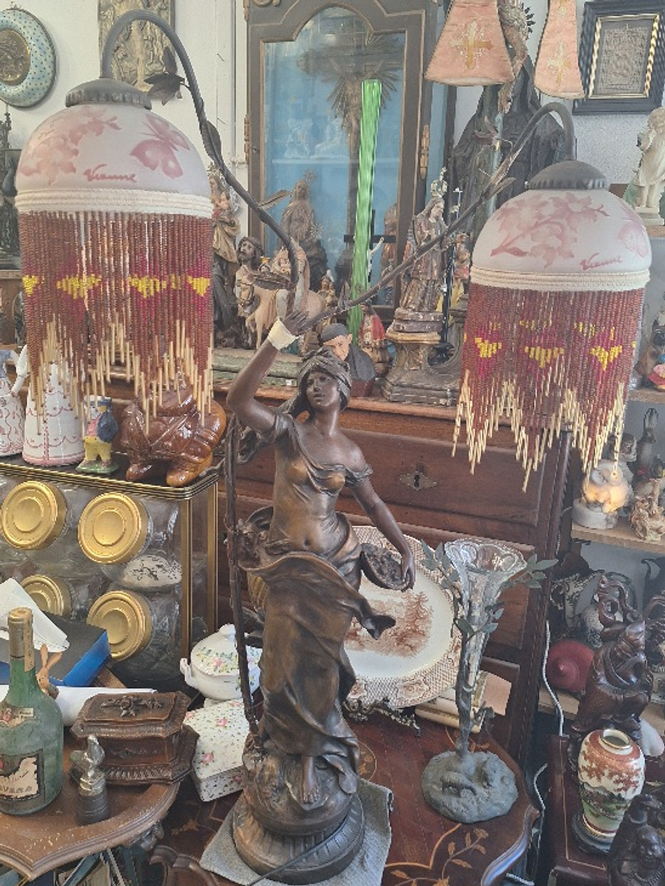 Luminária de Mesa em bronze 8