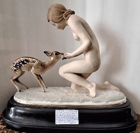 Escultura Alemã, Jovem com cervo