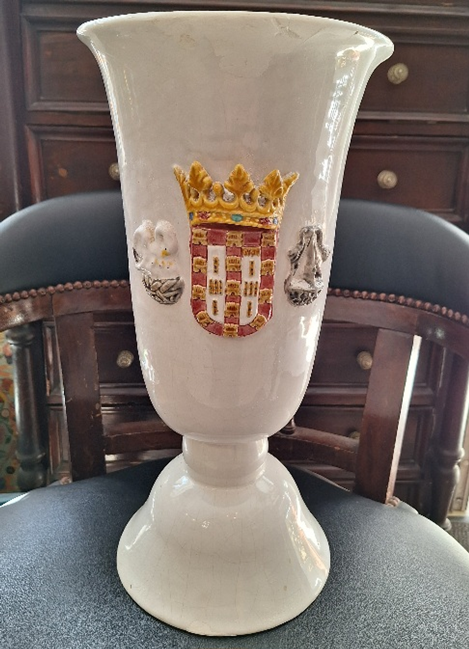 Vaso, Brasão das Caldas da Rainha  3
