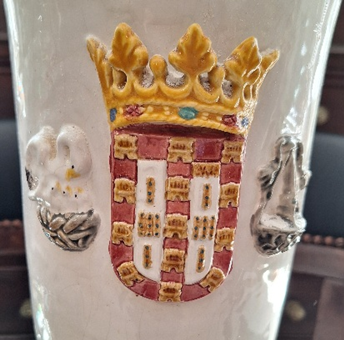 Vaso, Brasão das Caldas da Rainha  4