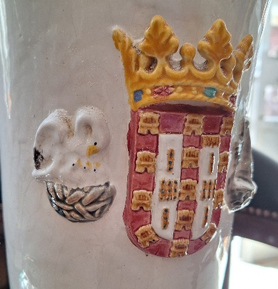 Vaso, Brasão das Caldas da Rainha  5