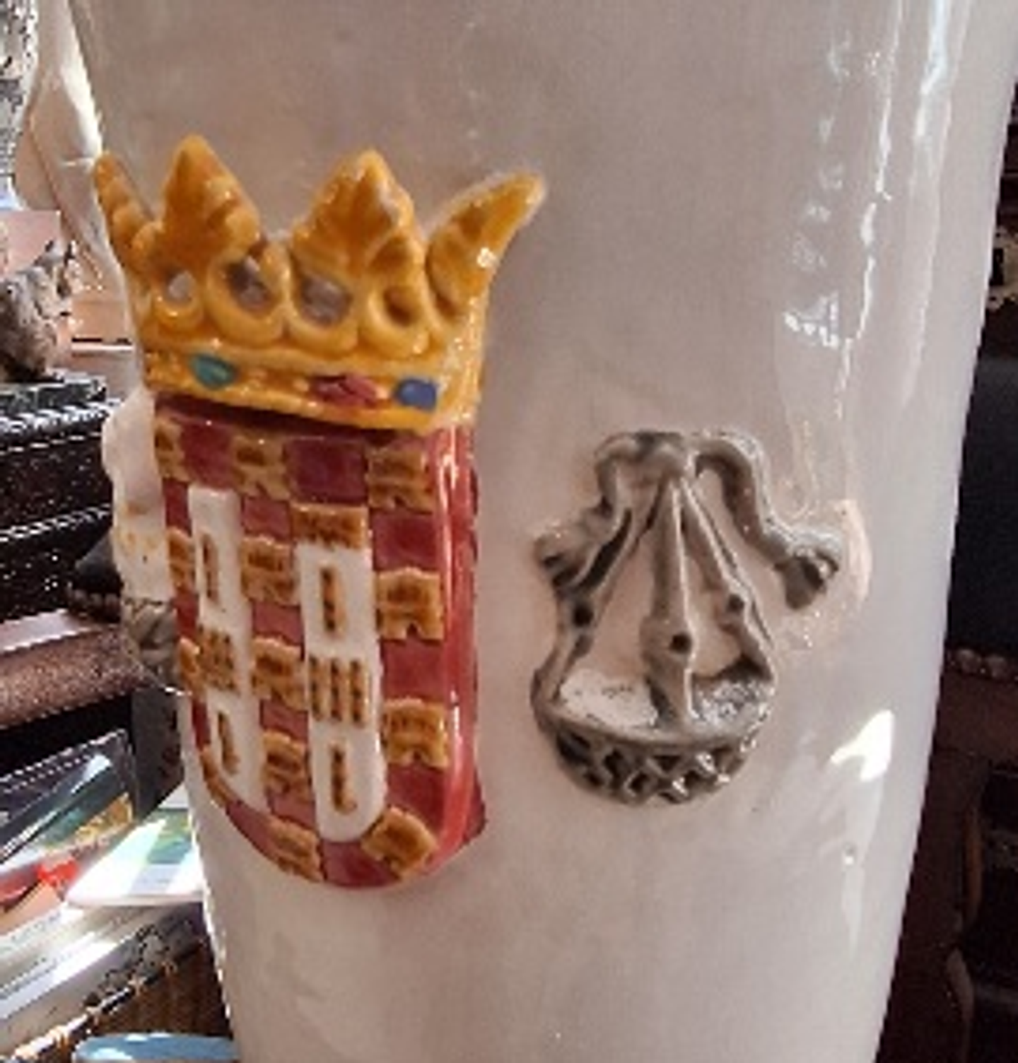 Vaso, Brasão das Caldas da Rainha  6