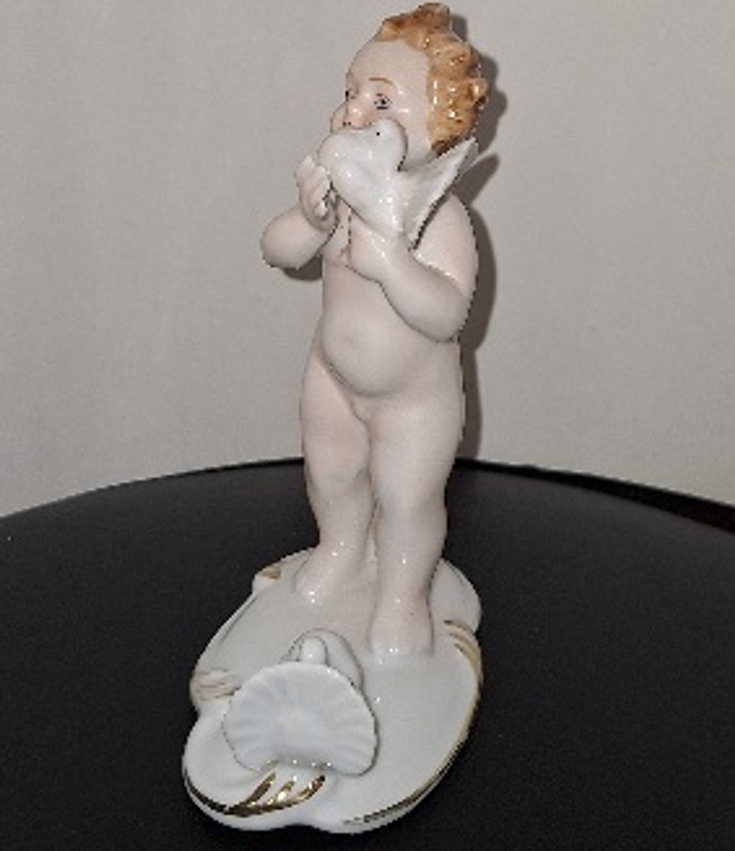 Bibelot em porcelana policromada Baviera 2