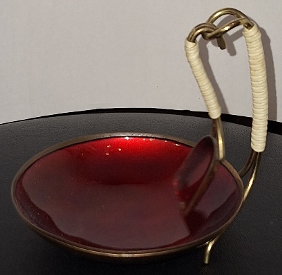 Açucareiro, esmalte, anos 50 5