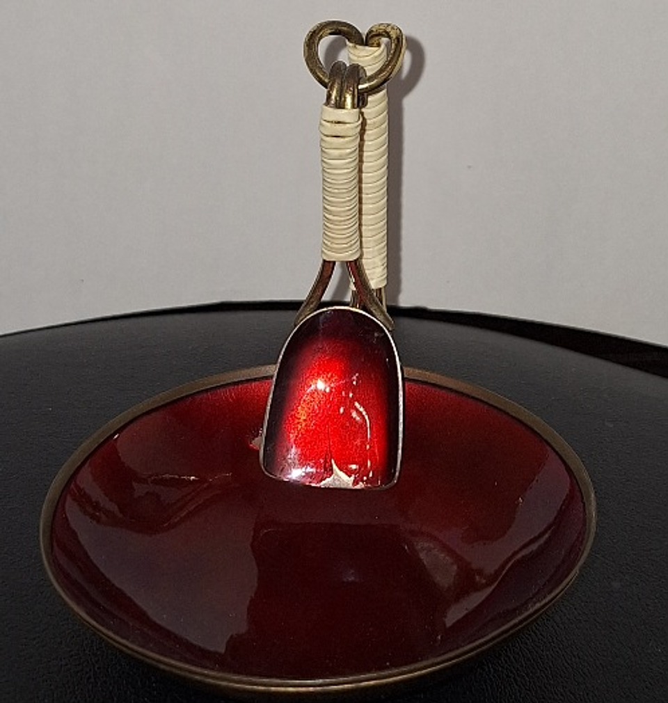 Açucareiro, esmalte, anos 50 6