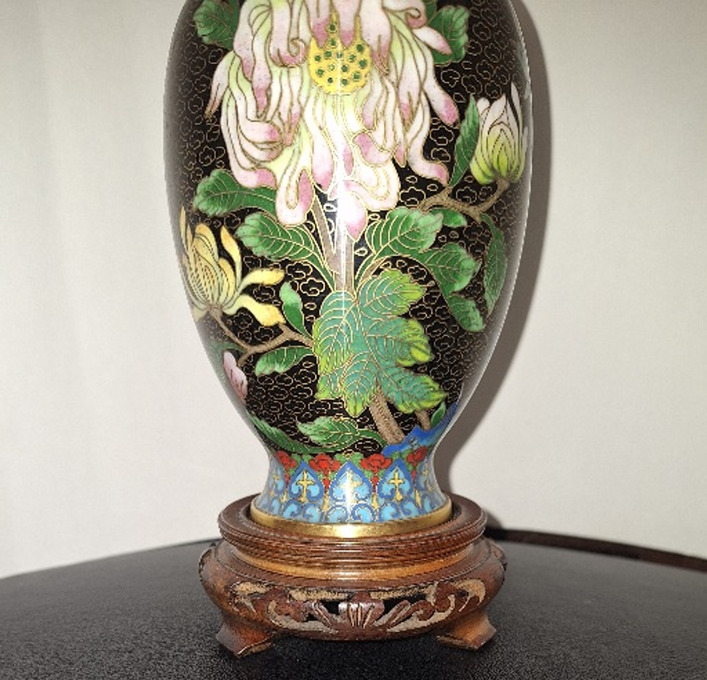 Vaso chinês em cloisonné  7