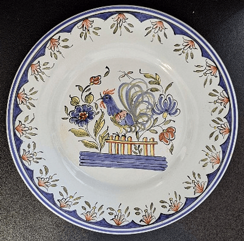 Raro medalhão, decor Rouen