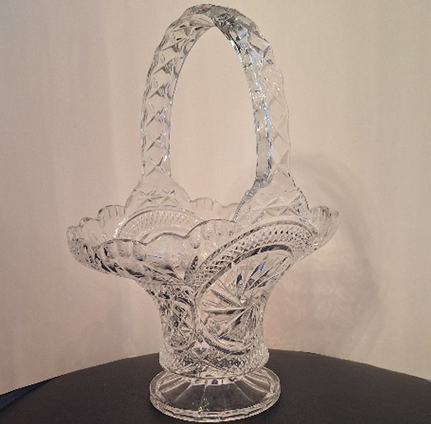 Cesta em cristal prensado  1