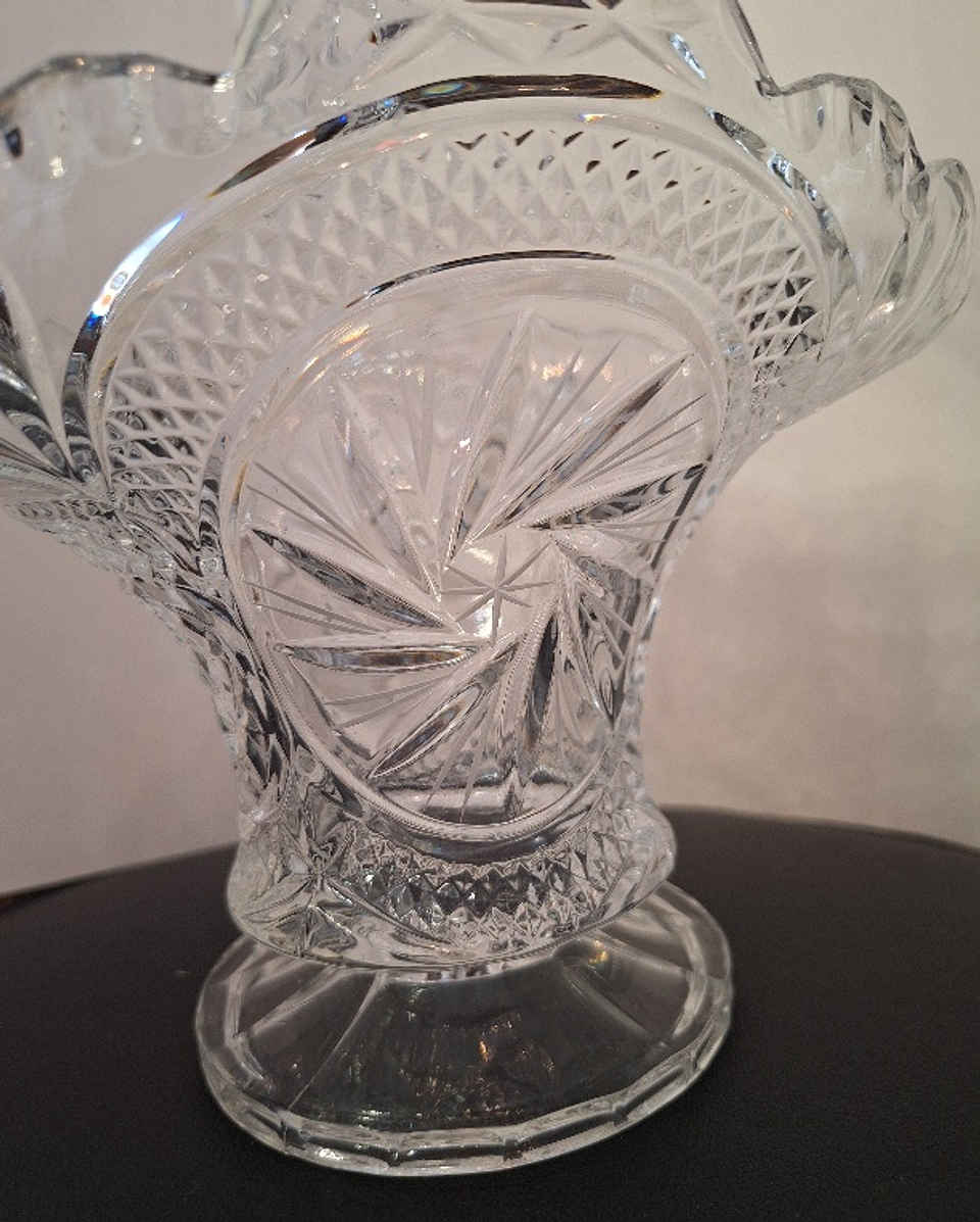 Cesta em cristal prensado  3