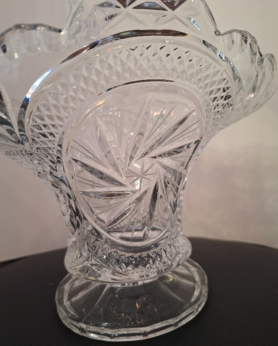 Cesta em cristal prensado  5