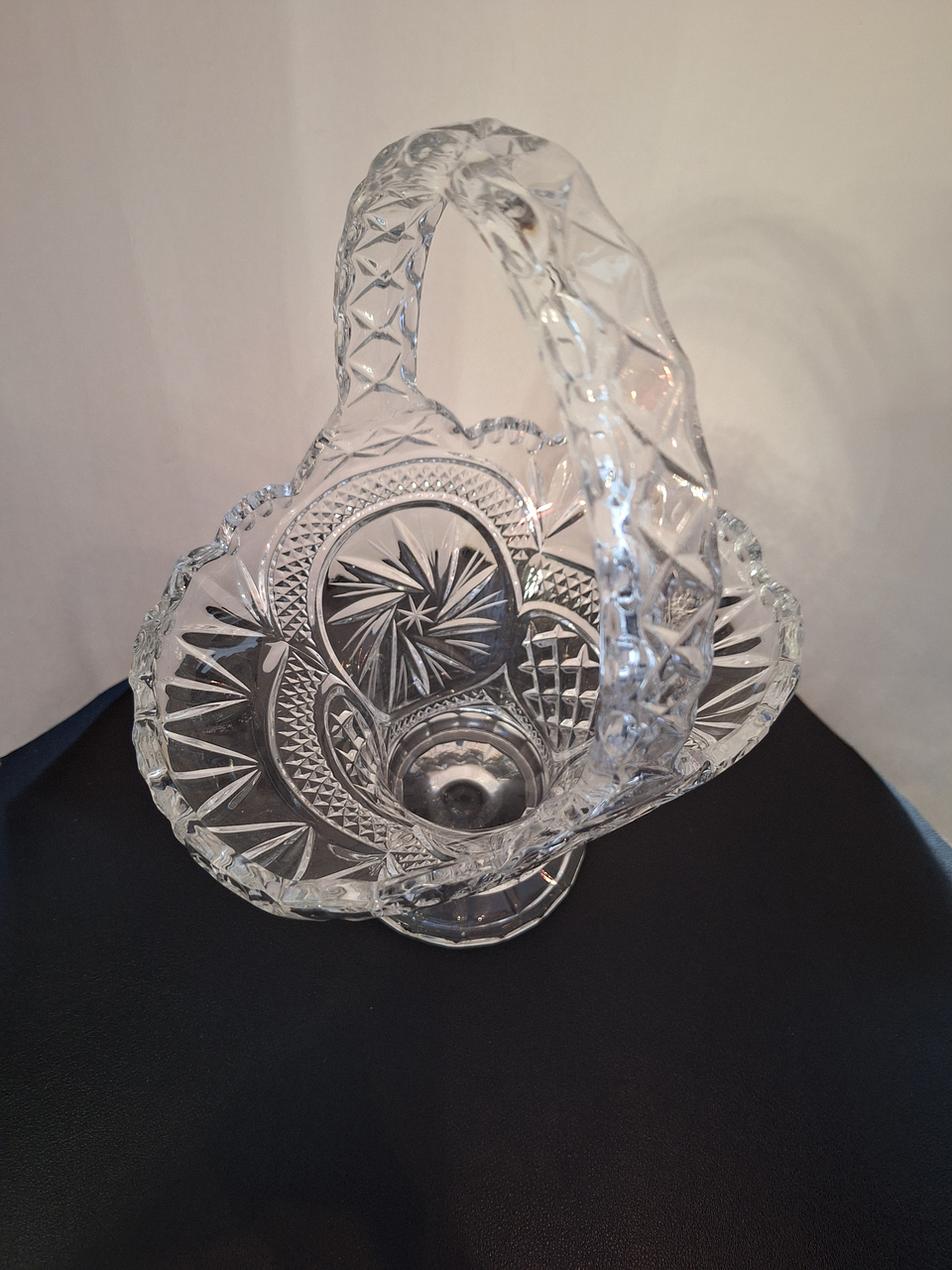 Cesta em cristal prensado  7