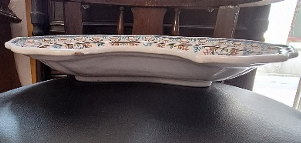 Grande bandeja de Barbeiro em faiança  2