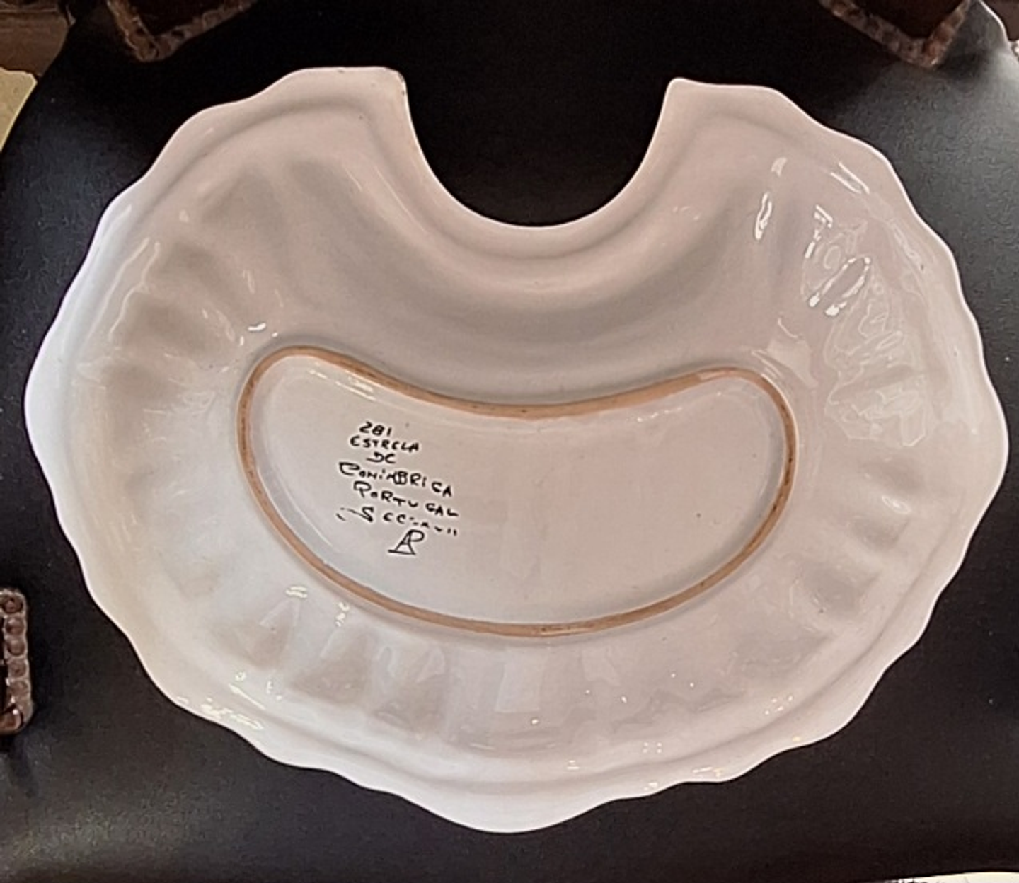 Grande bandeja de Barbeiro em faiança  4