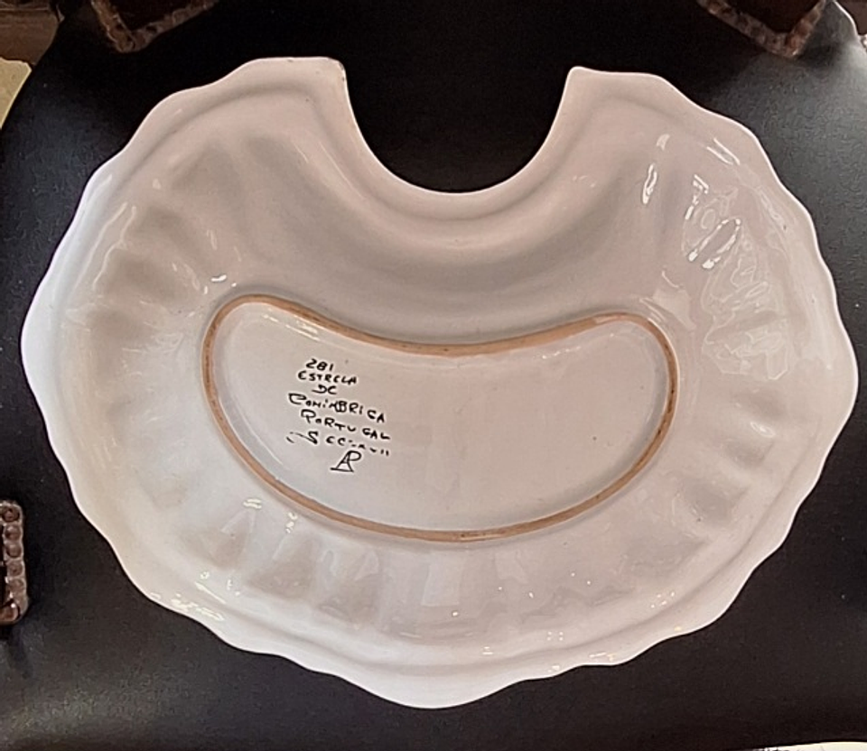 Grande bandeja de Barbeiro em faiança  4