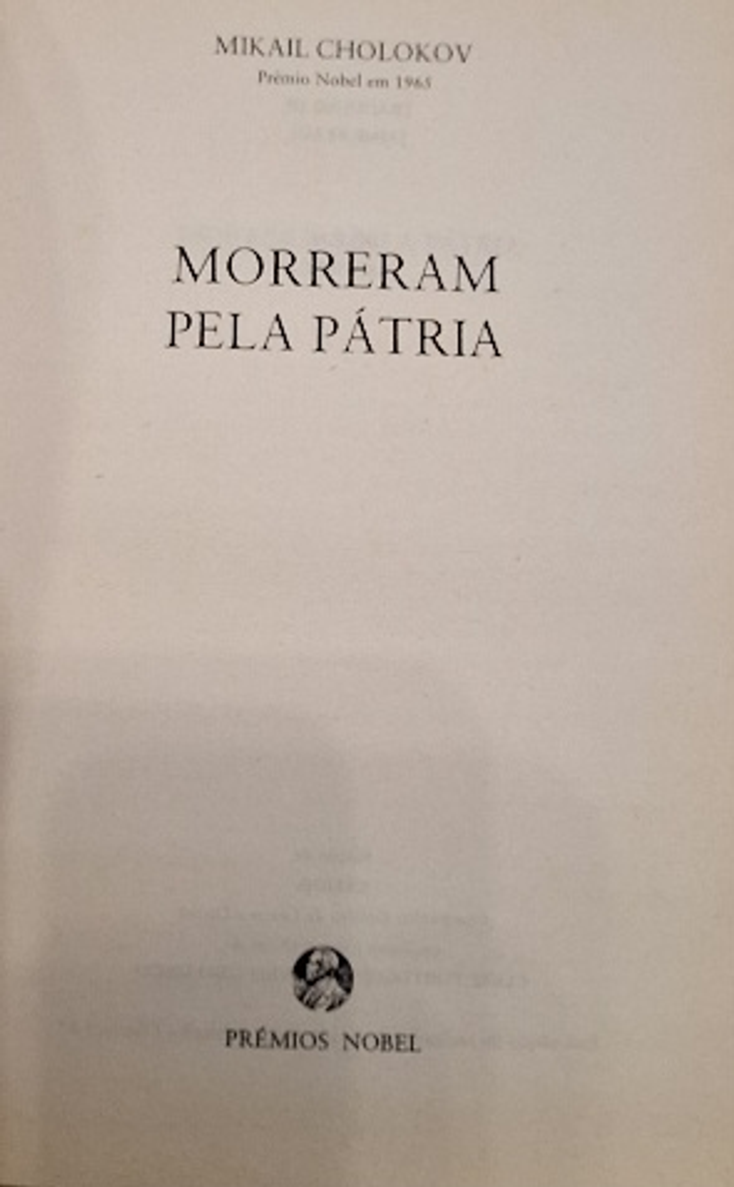Morreram Pela Pátria / M. Cholokov 2