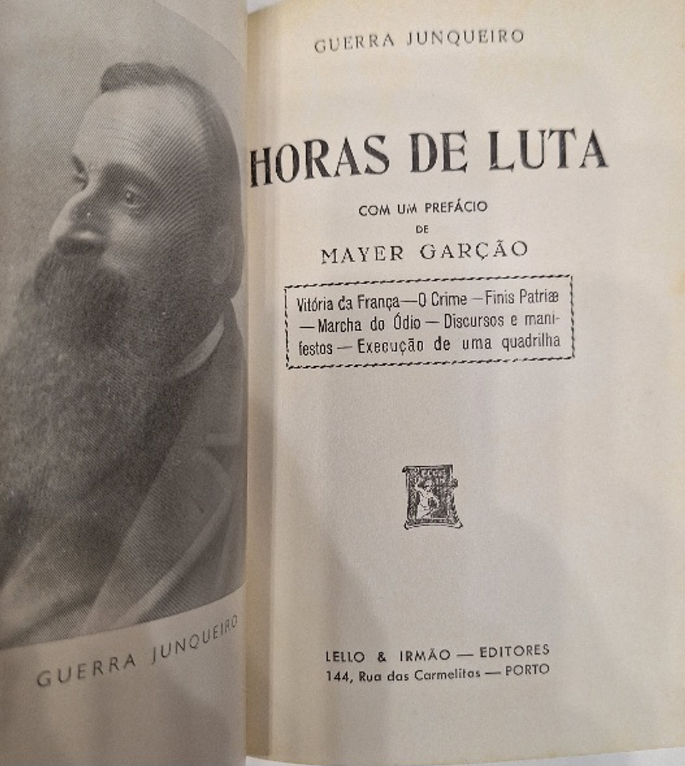 Livro, Junqueiro / Horas de Luta 2