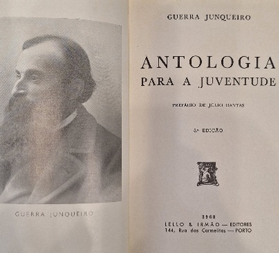 Livro, Junqueiro / Antologia para a Juventude  / Lello 2