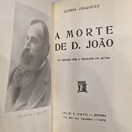 Livro,  Junqueiro,  A Morte de D. João, Lello
