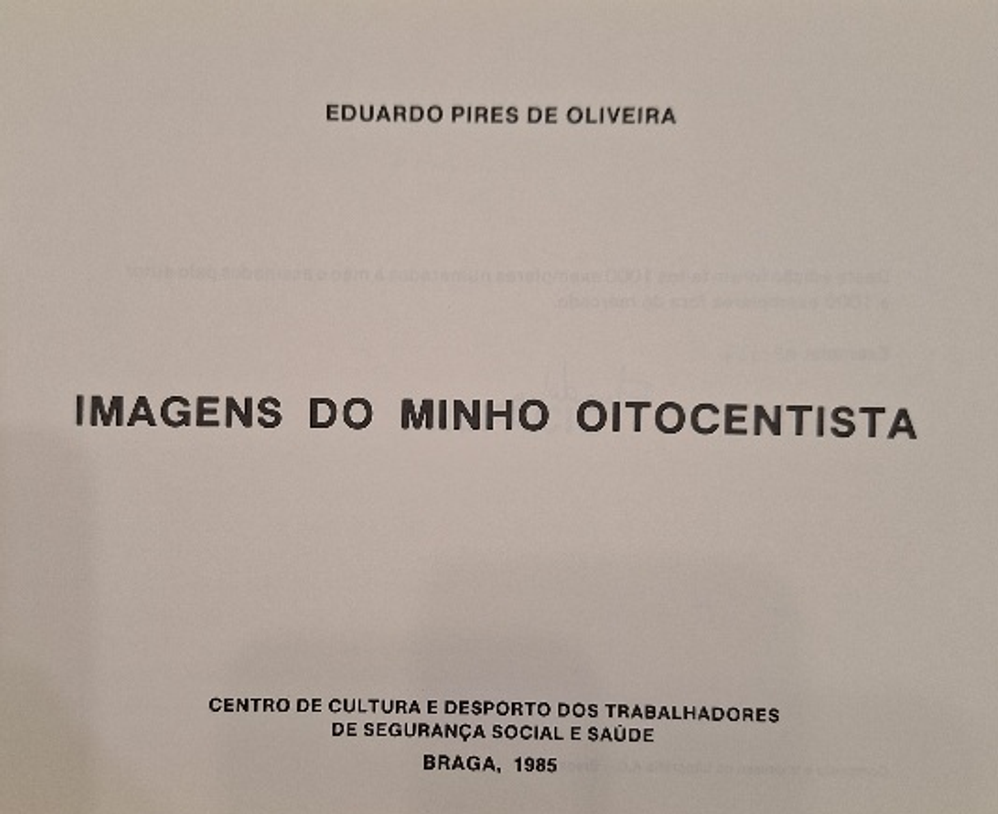 Livro,  Imagens do Minho Oitocentista  6