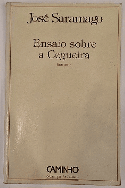 Livro,  Ensaios sobre a Cegueira,  José Saramago 