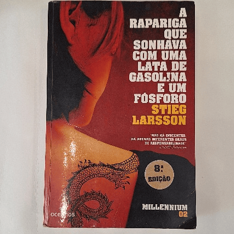 Livro,  A Rapariga Que Sonhava com uma lata de Gasolina e um Fósforo 