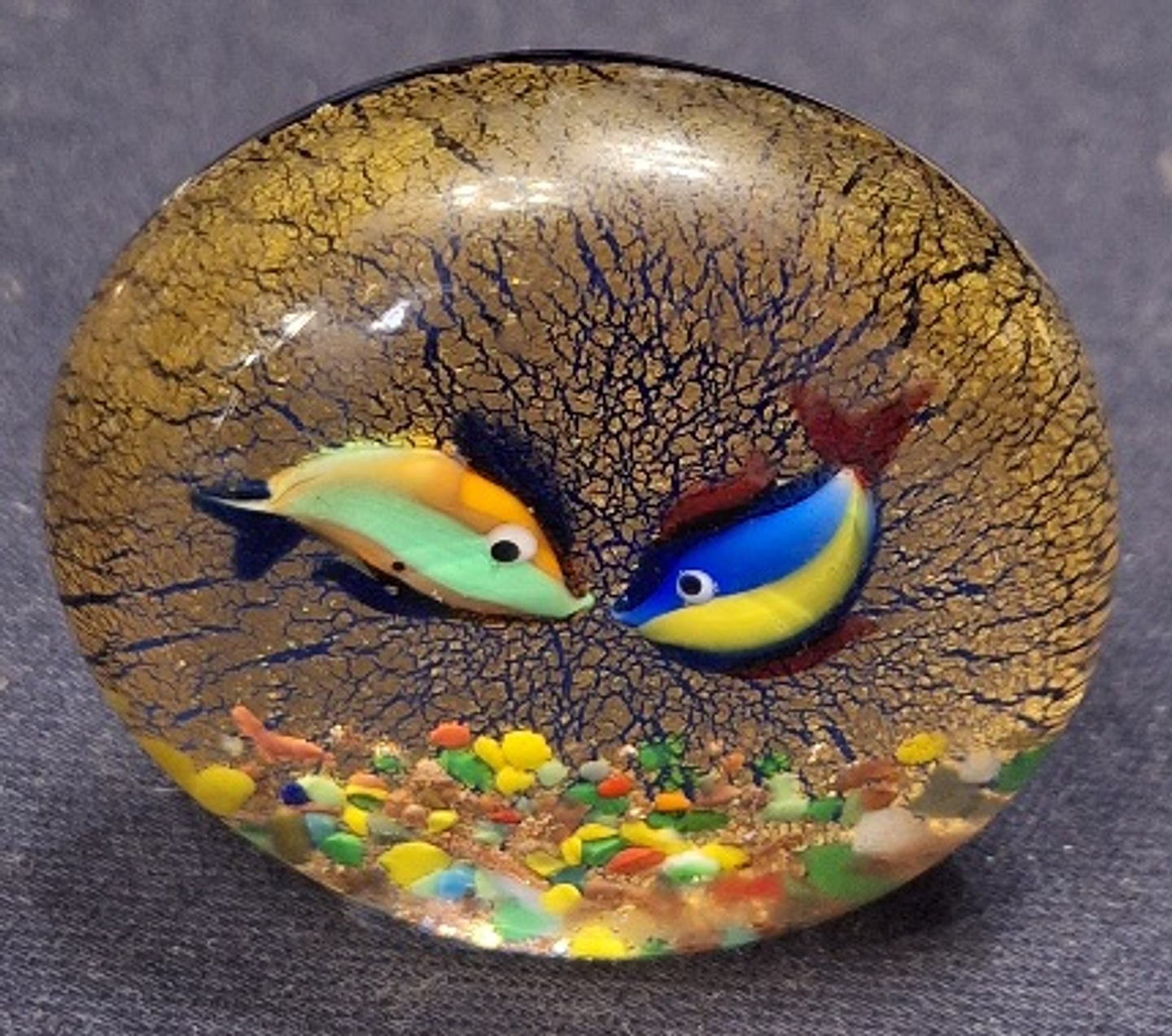 Pisa-papéis em cristal de Murano 4