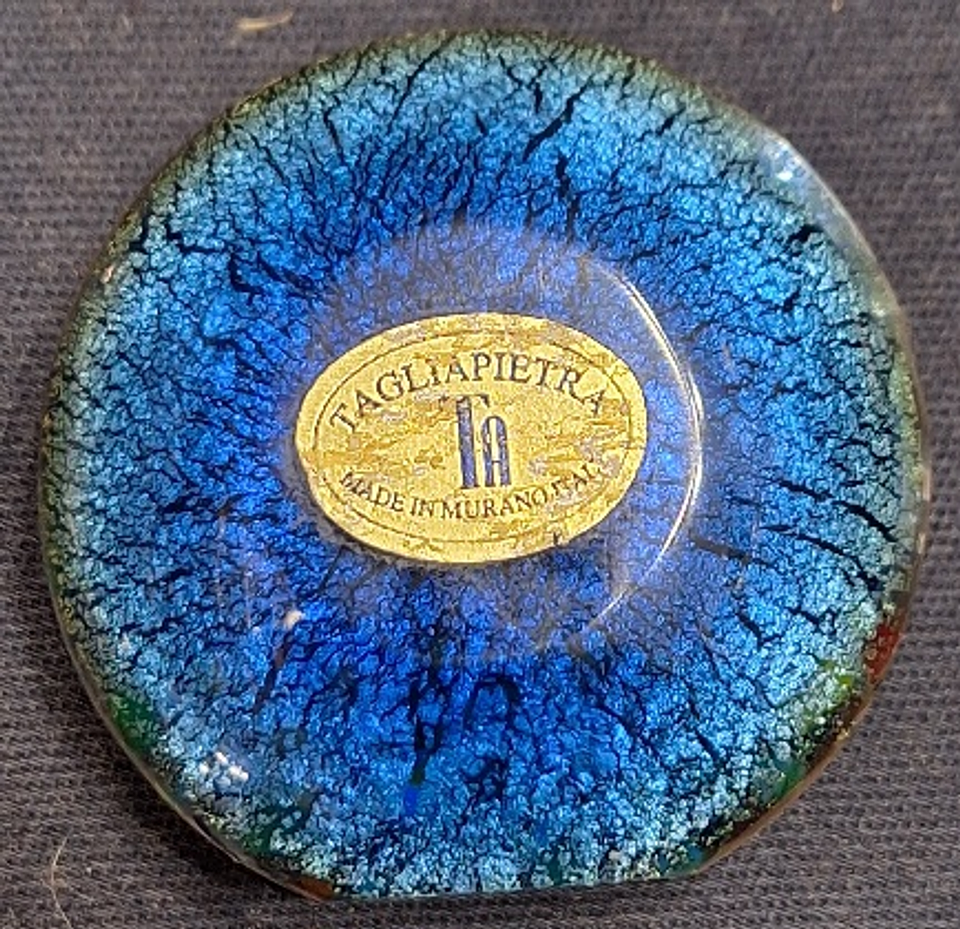 Pisa-papéis em cristal de Murano 5