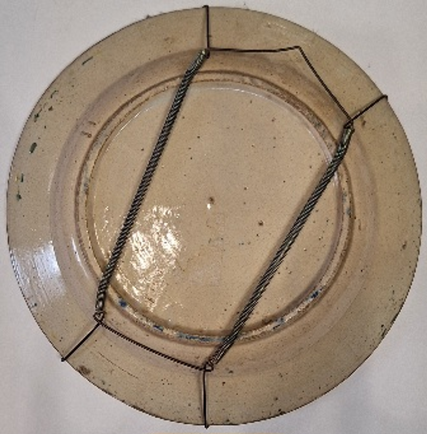 Antigo prato em faiança de Coimbra  2