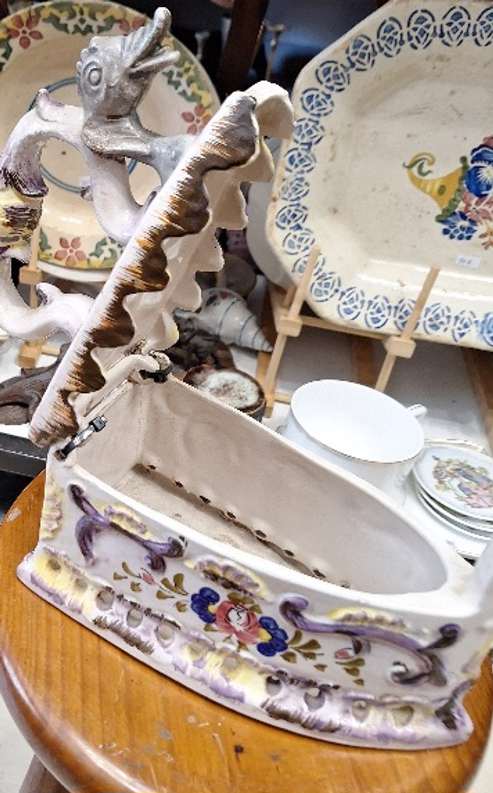 Floreira em faiança francesa  4