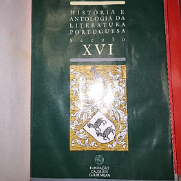 Livro,  História e Antologia da Literatura Portuguesa Séc. XVI