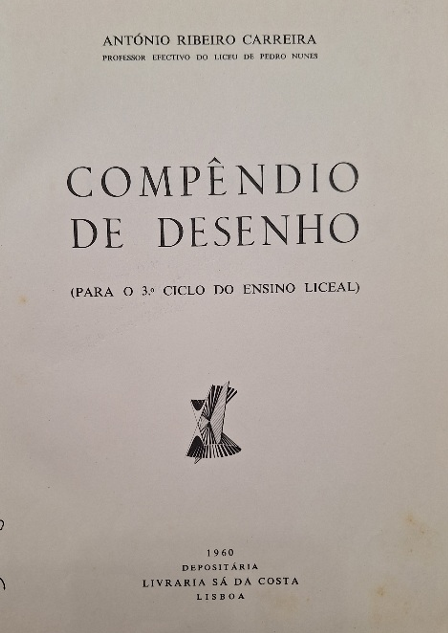 Livro,  Compêndio de Desenho 3° ciclo 2