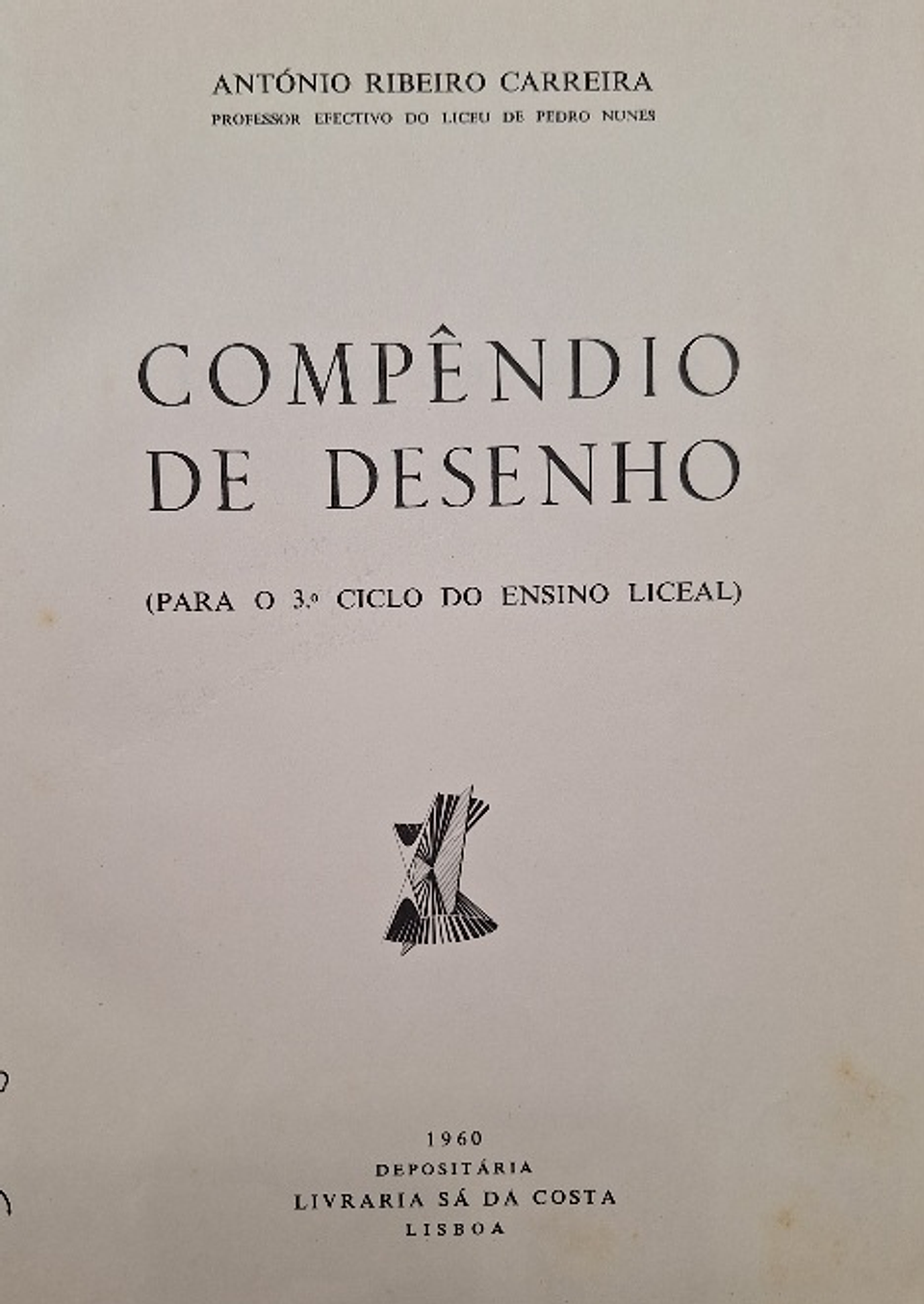 Livro,  Compêndio de Desenho 3° ciclo 2