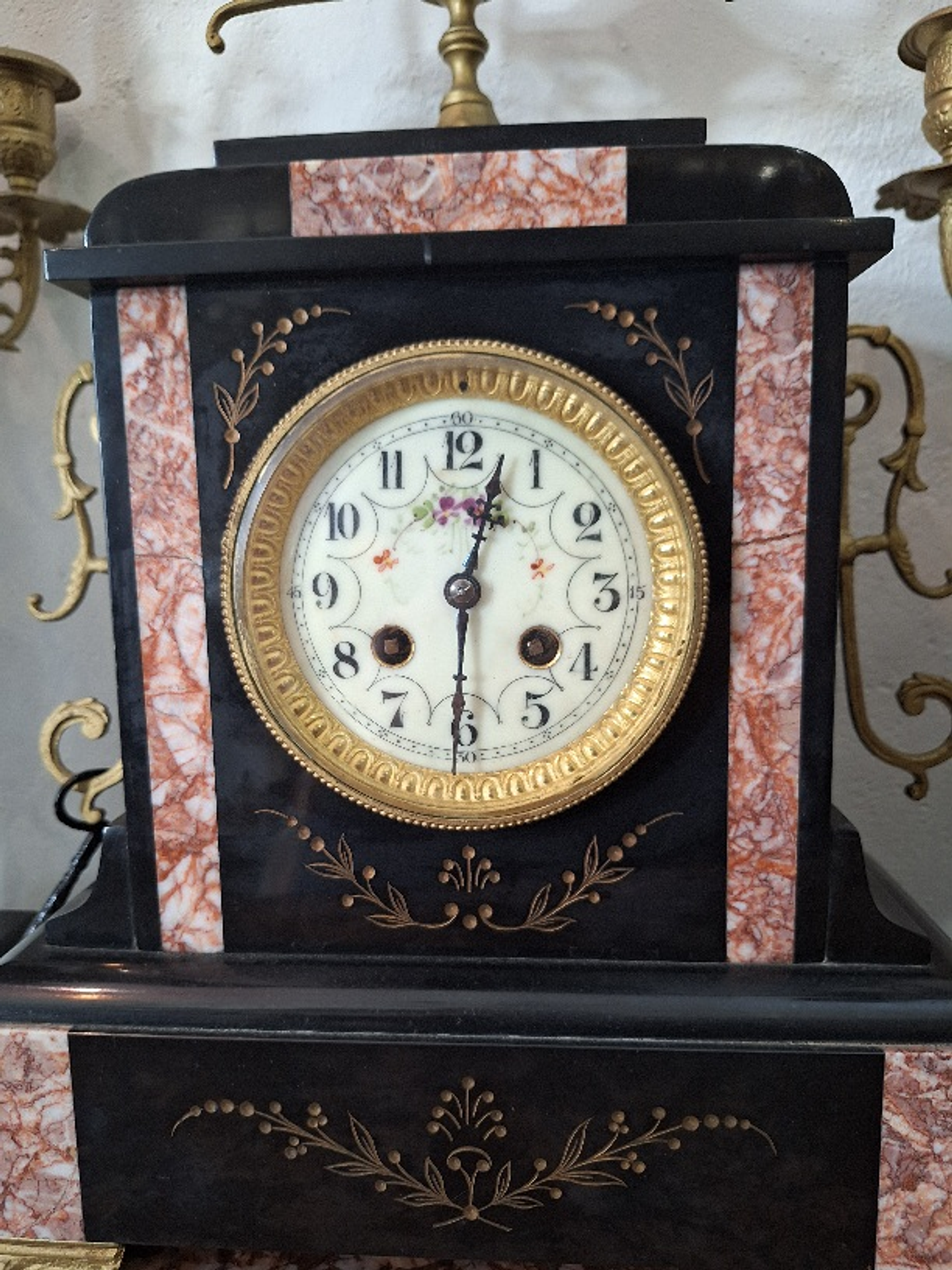 Relógio de Lareira neoclássico.  4