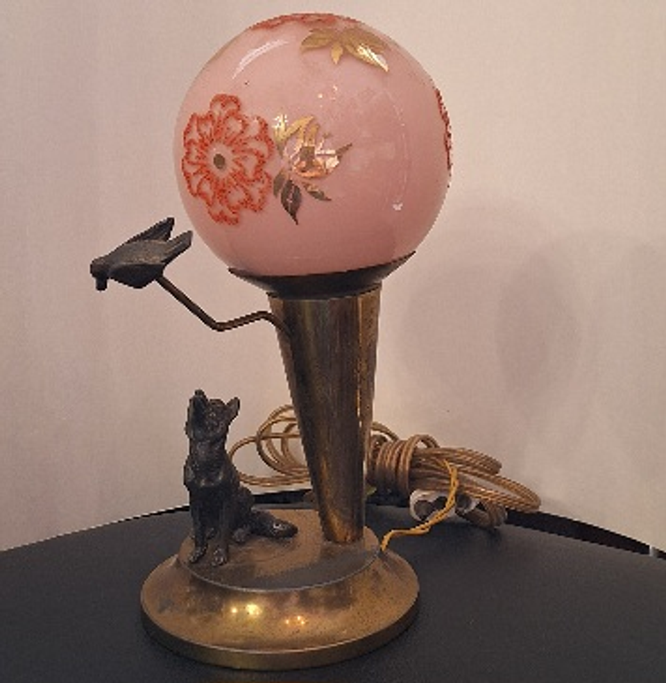 Candeeiro de cabeceira anos 50 11