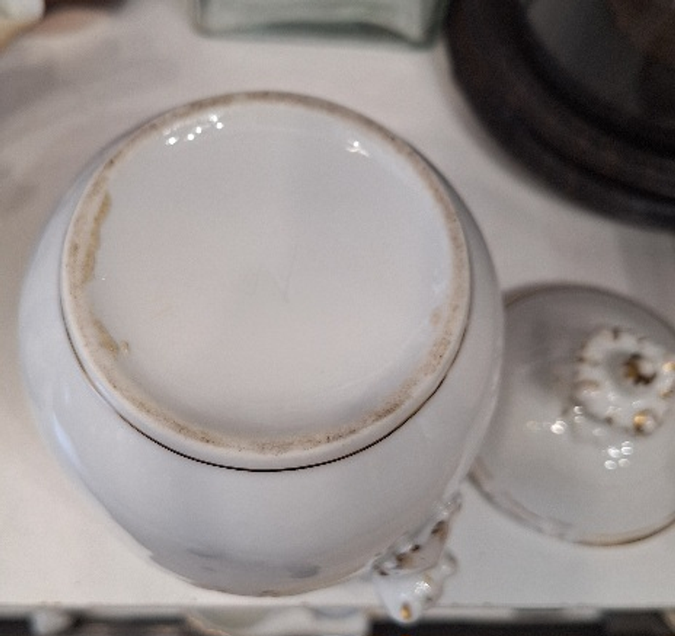 Açucareiro porcelana vieux paris  3