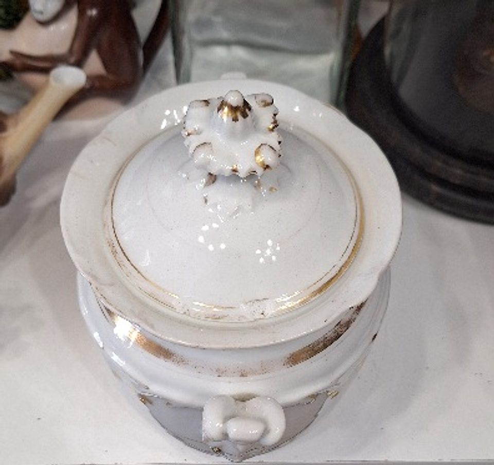 Açucareiro porcelana vieux paris  2