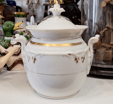 Açucareiro porcelana vieux paris 