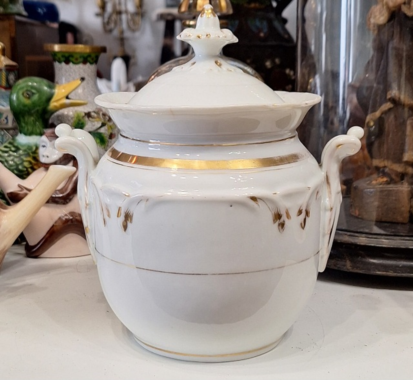 Açucareiro porcelana vieux paris  1