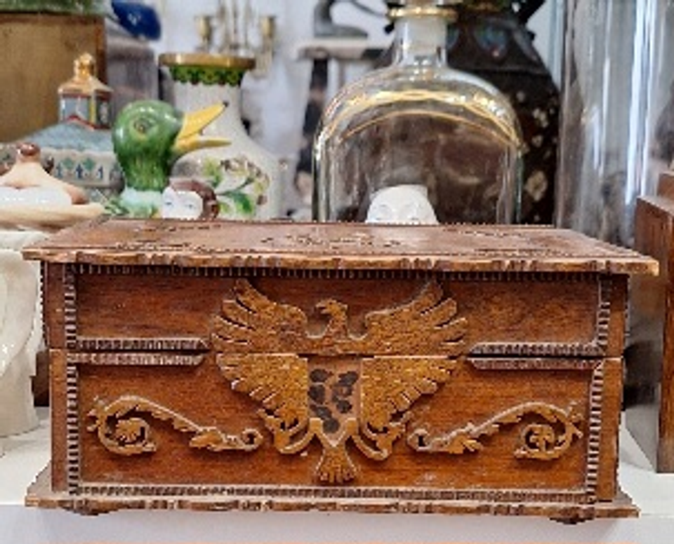 Antiga caixa de charutos Maria Guerrero 3