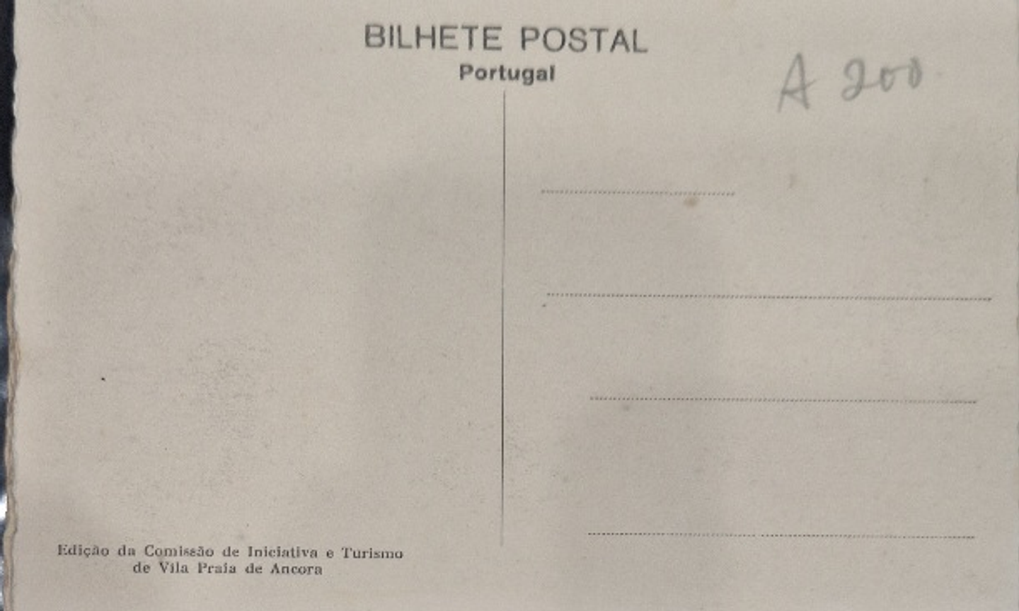 Cartão-Postal- Bilhete-Postal, Âncora  2