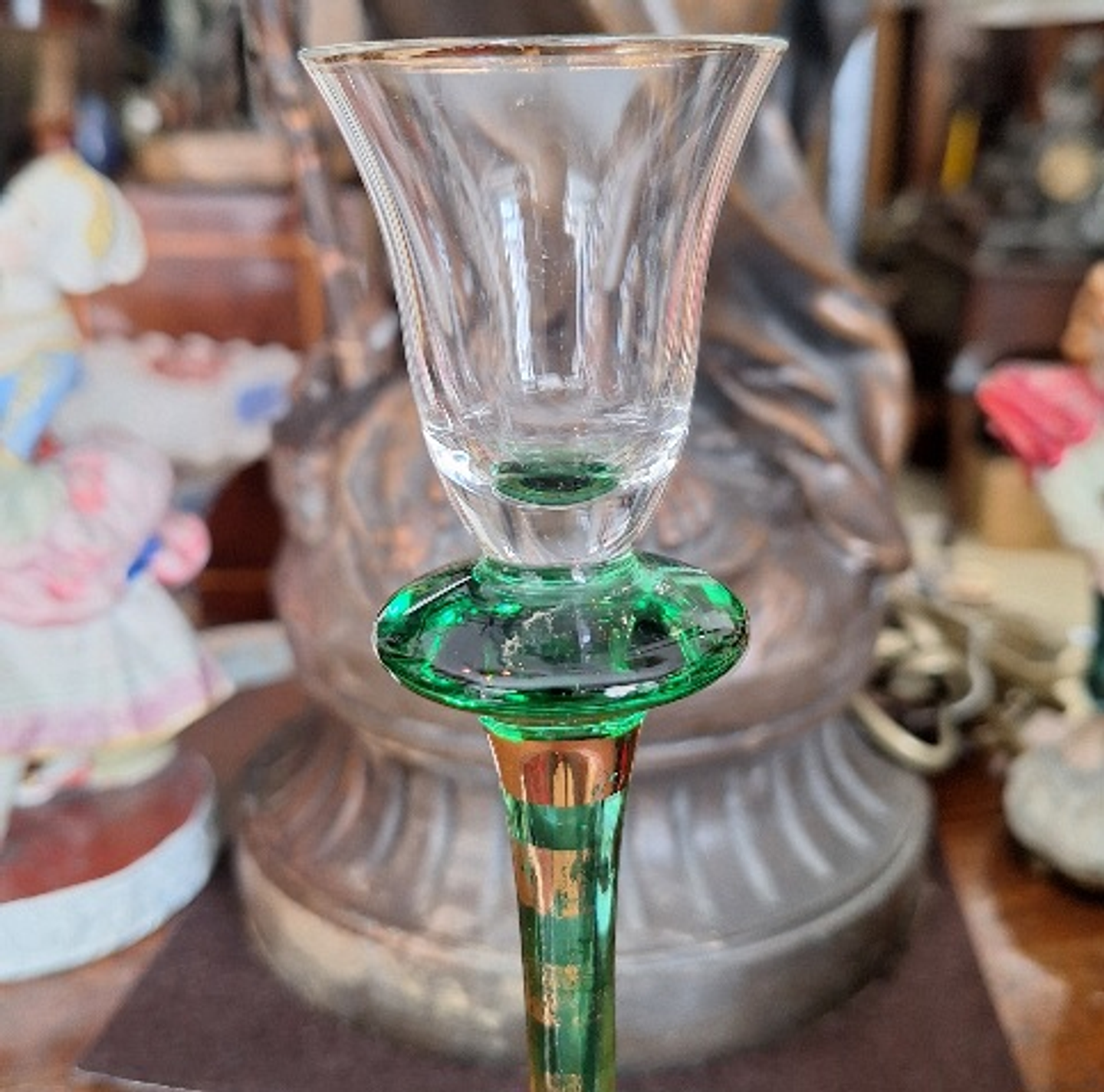 Castiçal em Echt cristal alemão  3