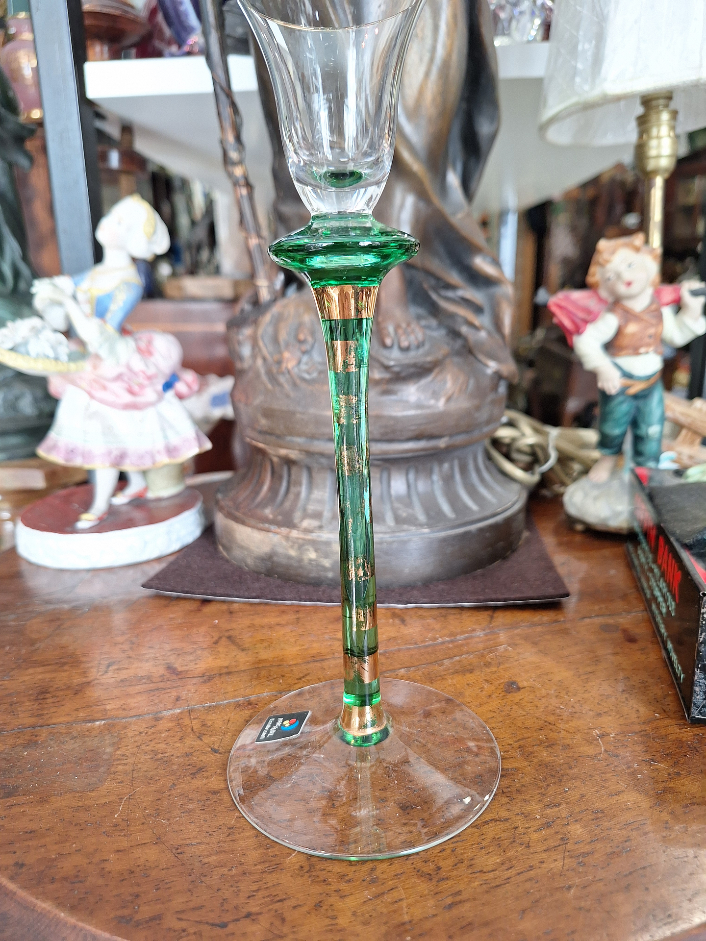 Castiçal em Echt cristal alemão  7