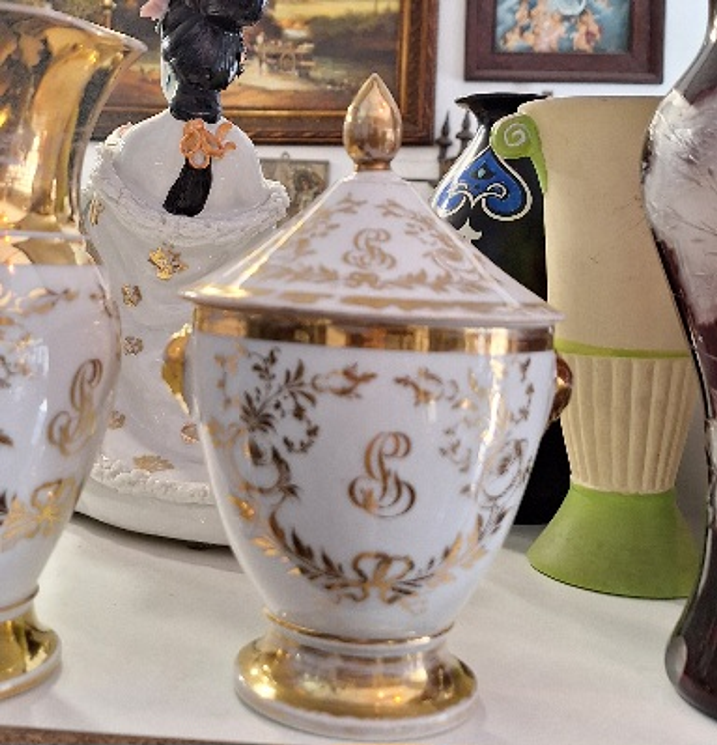 Baixela em porcelana vieux paris  2