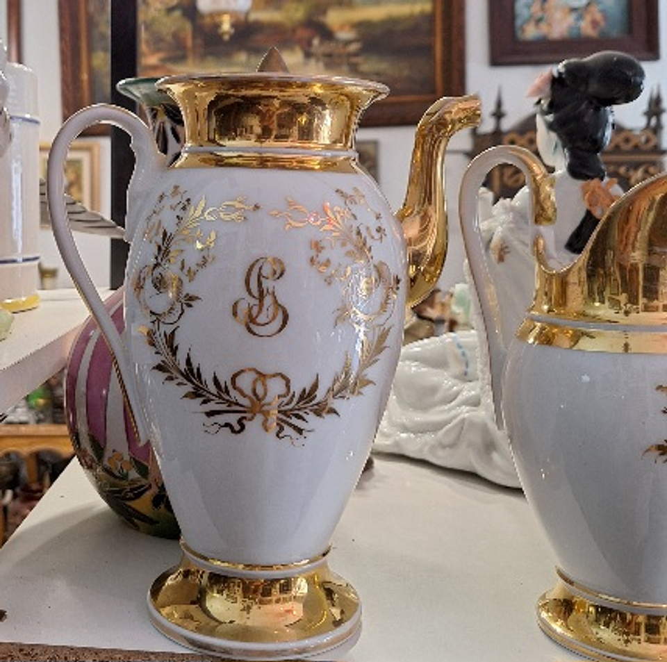 Baixela em porcelana vieux paris  5