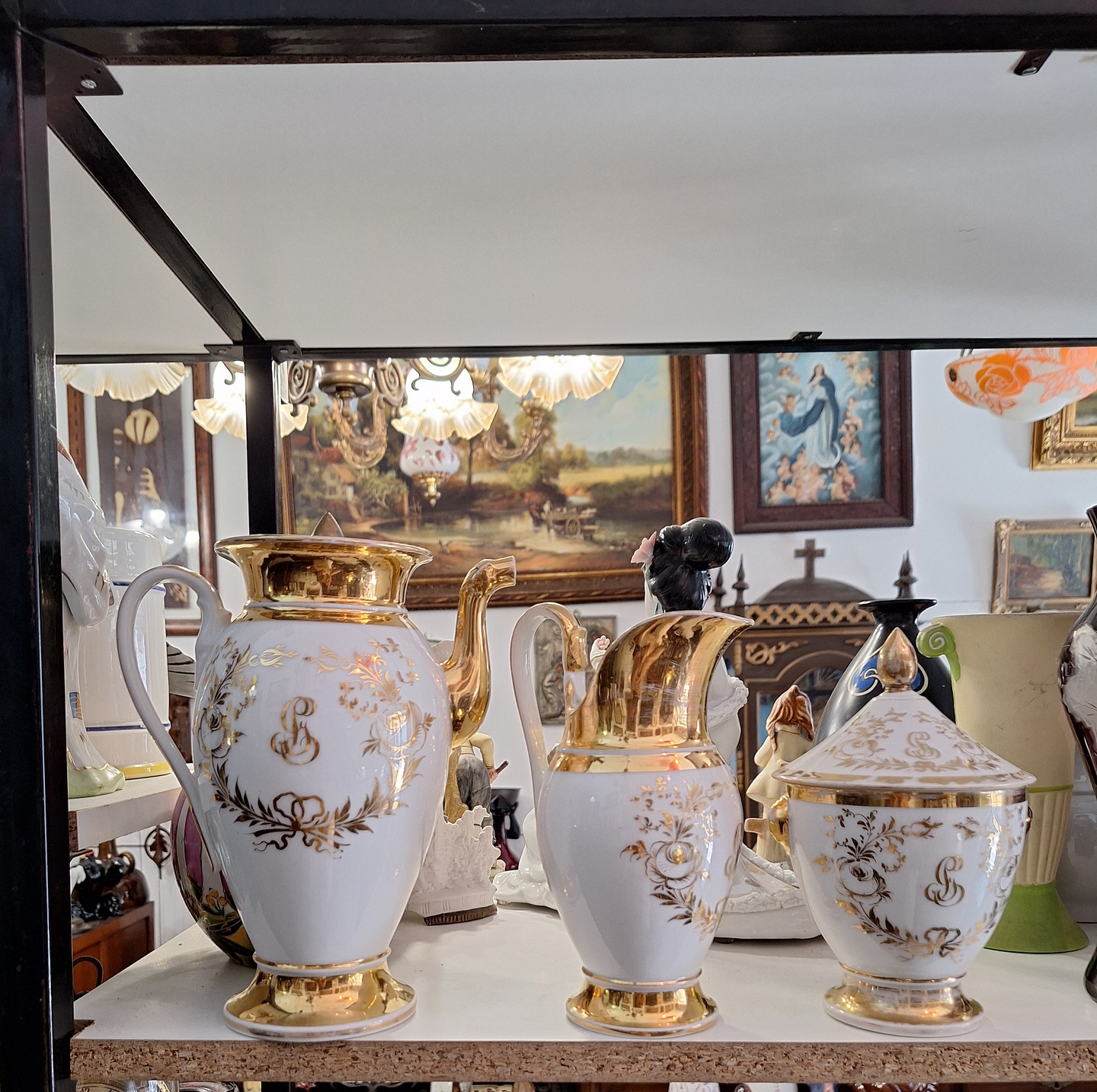 Baixela em porcelana vieux paris  6