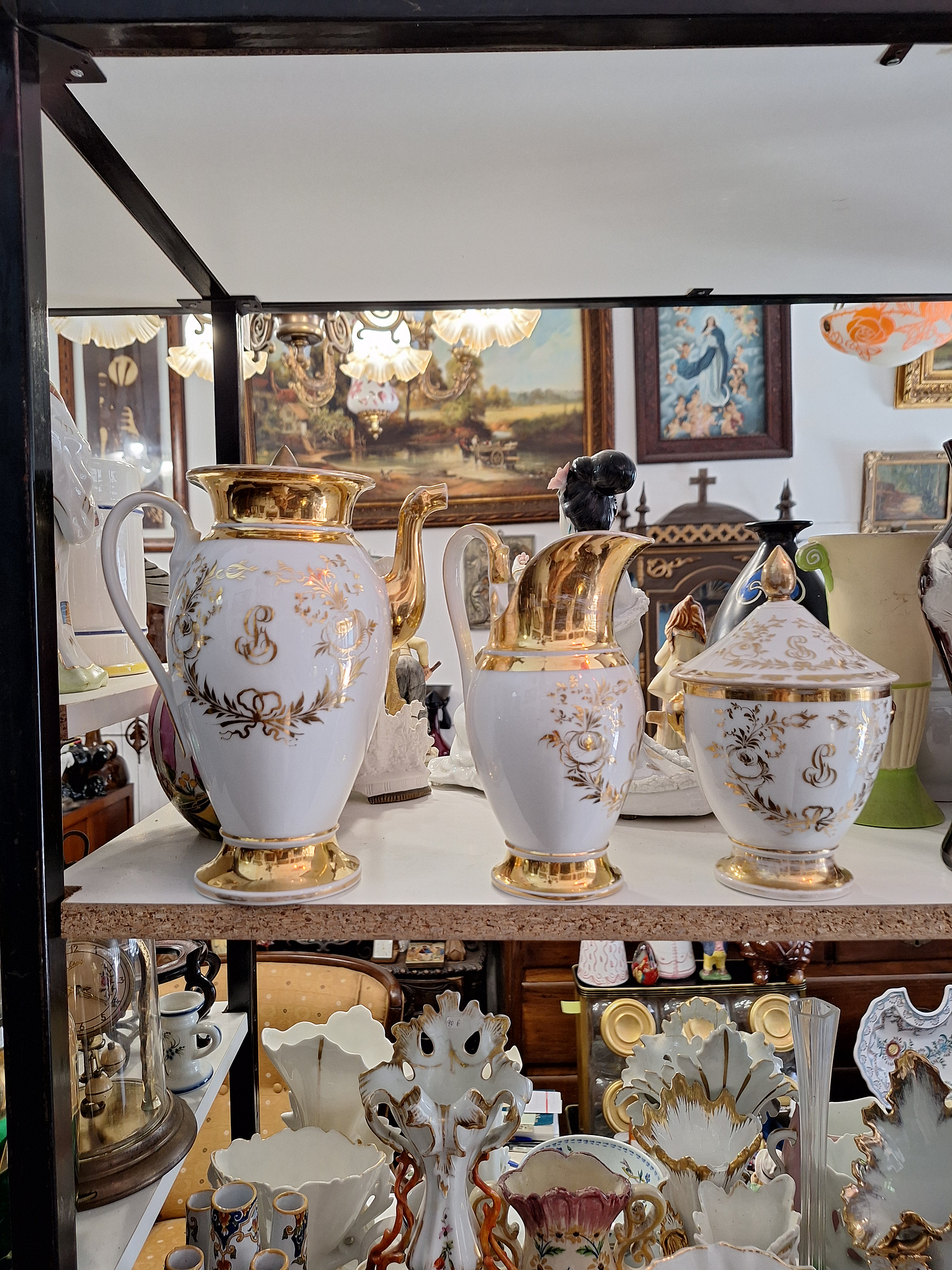 Baixela em porcelana vieux paris  7