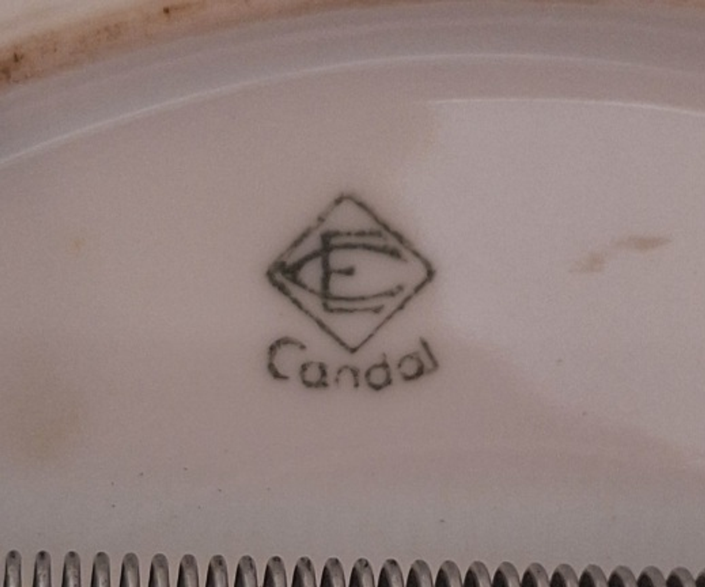 prato de porcelana Candal 2