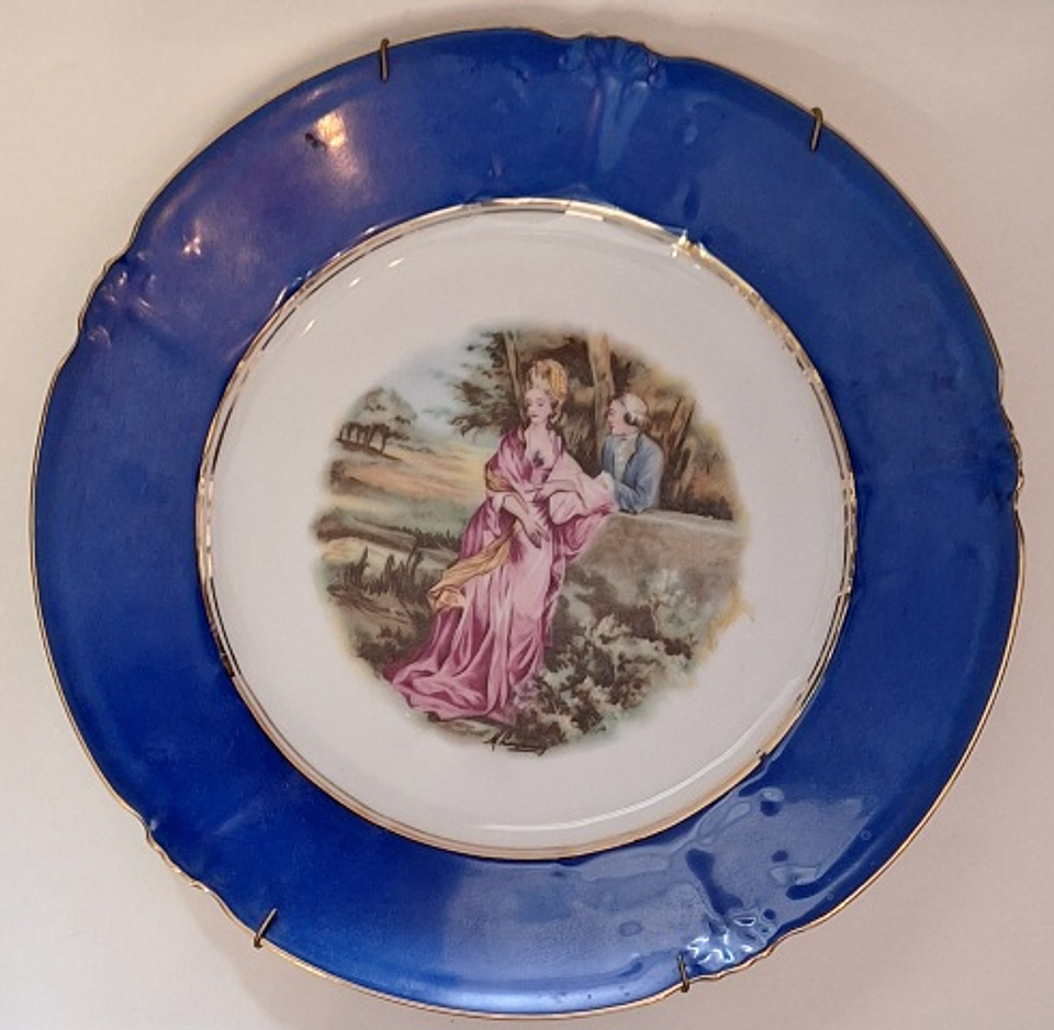 prato de porcelana Candal 1