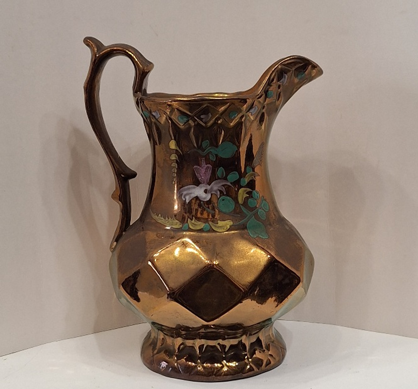 Jarra Inglesa de Bristol, copper luster 2